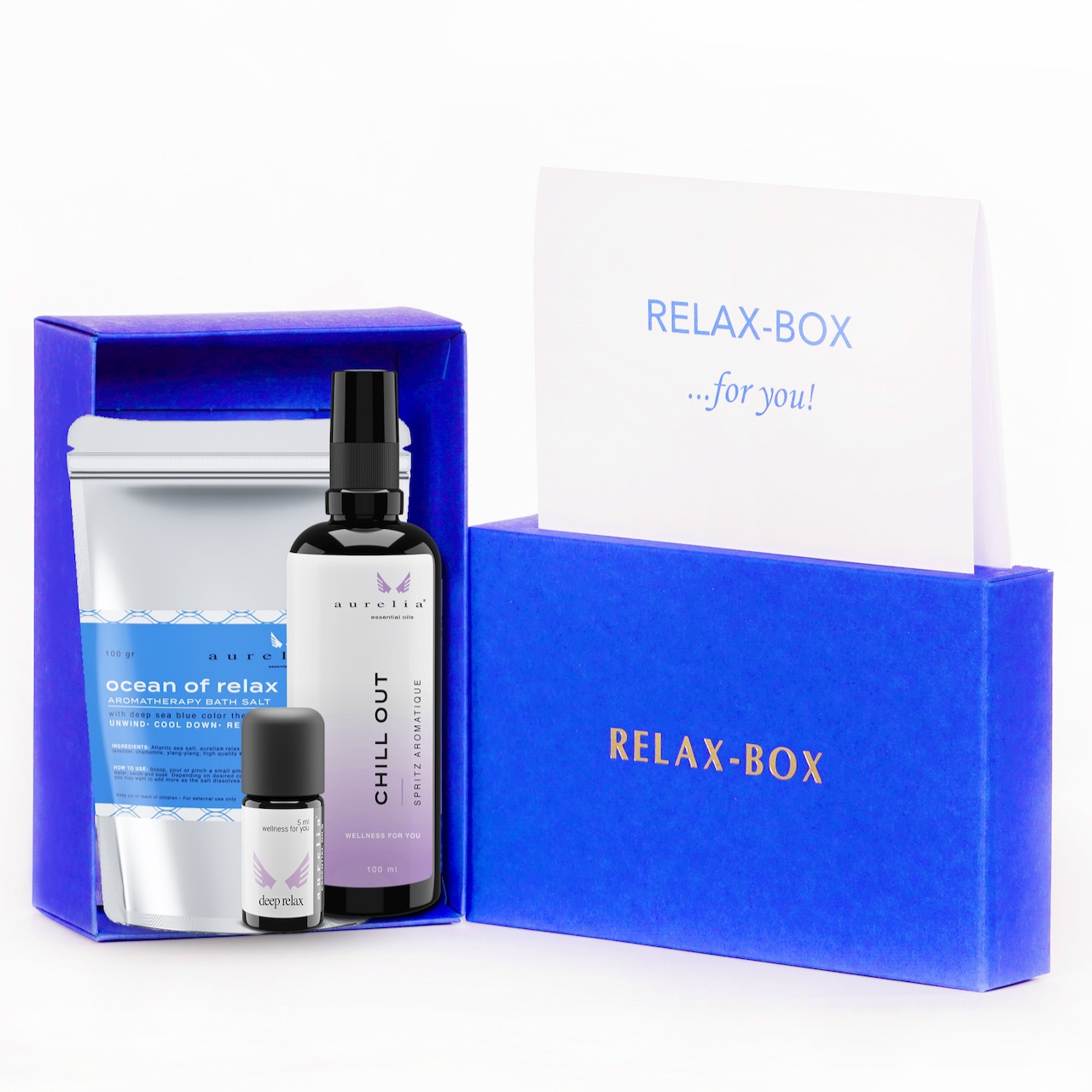 RELAX-BOX Geschenkset - Schenken Sie ganz viel Entspannung!