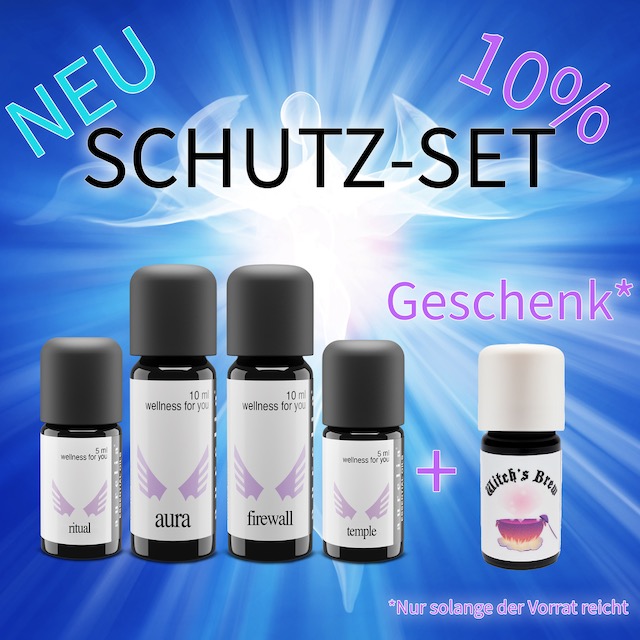 Schutz-Set mit Gesenk Hexenmischung - nur solange der Vorrat reicht